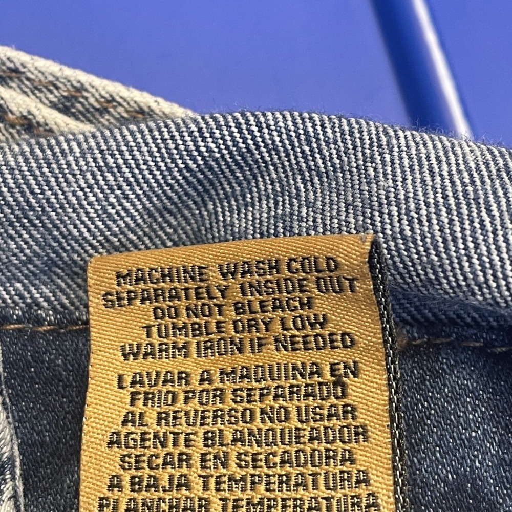Vintage Y2K YMI Grunge Mineral Washed Denim Overalls Womens 5 XS Tapered Leg - Picture 13 of 16